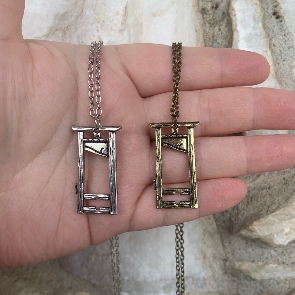 Halloween Guillotine Necklace